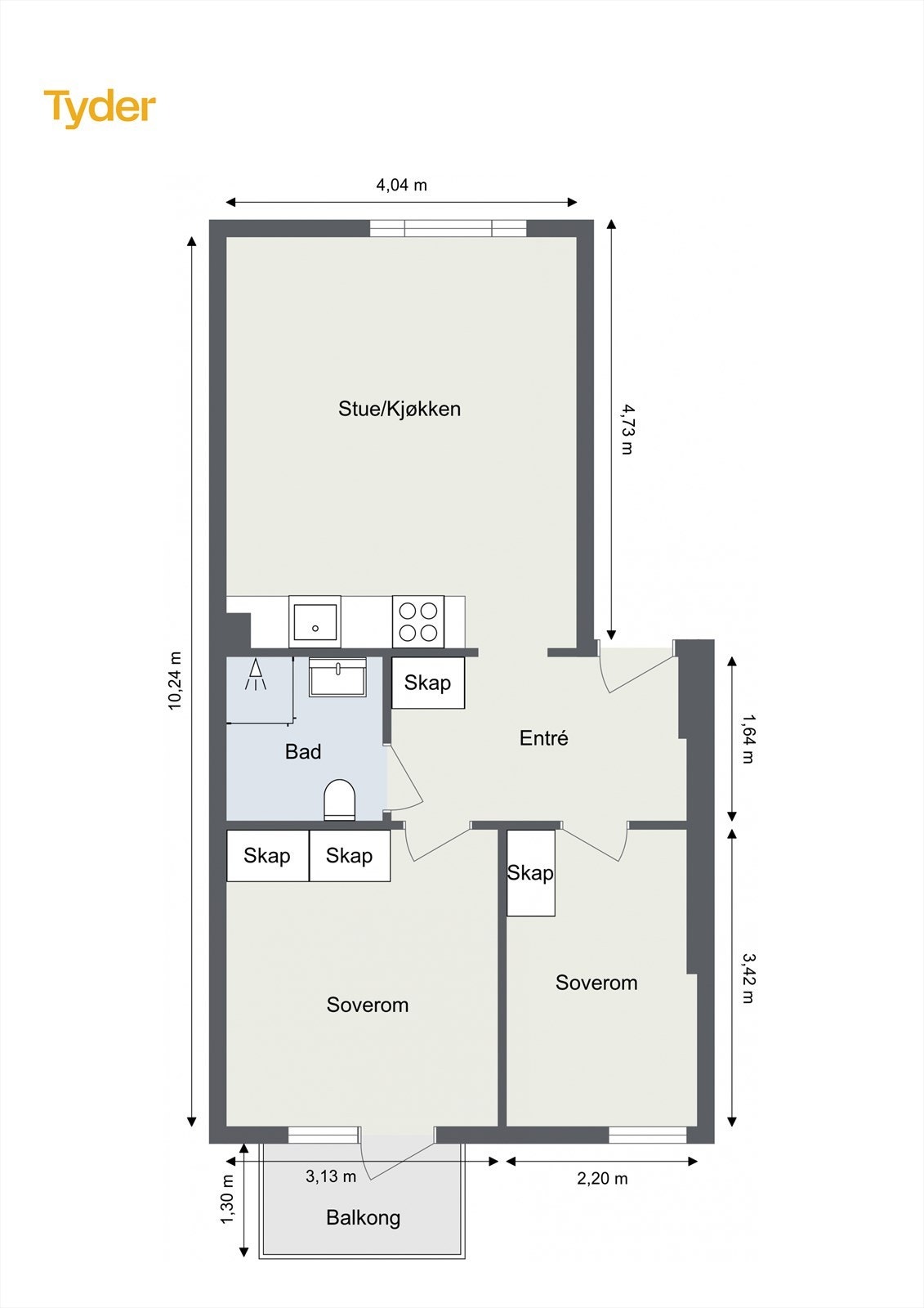 Plantegning 1. etasje. Galleribilde