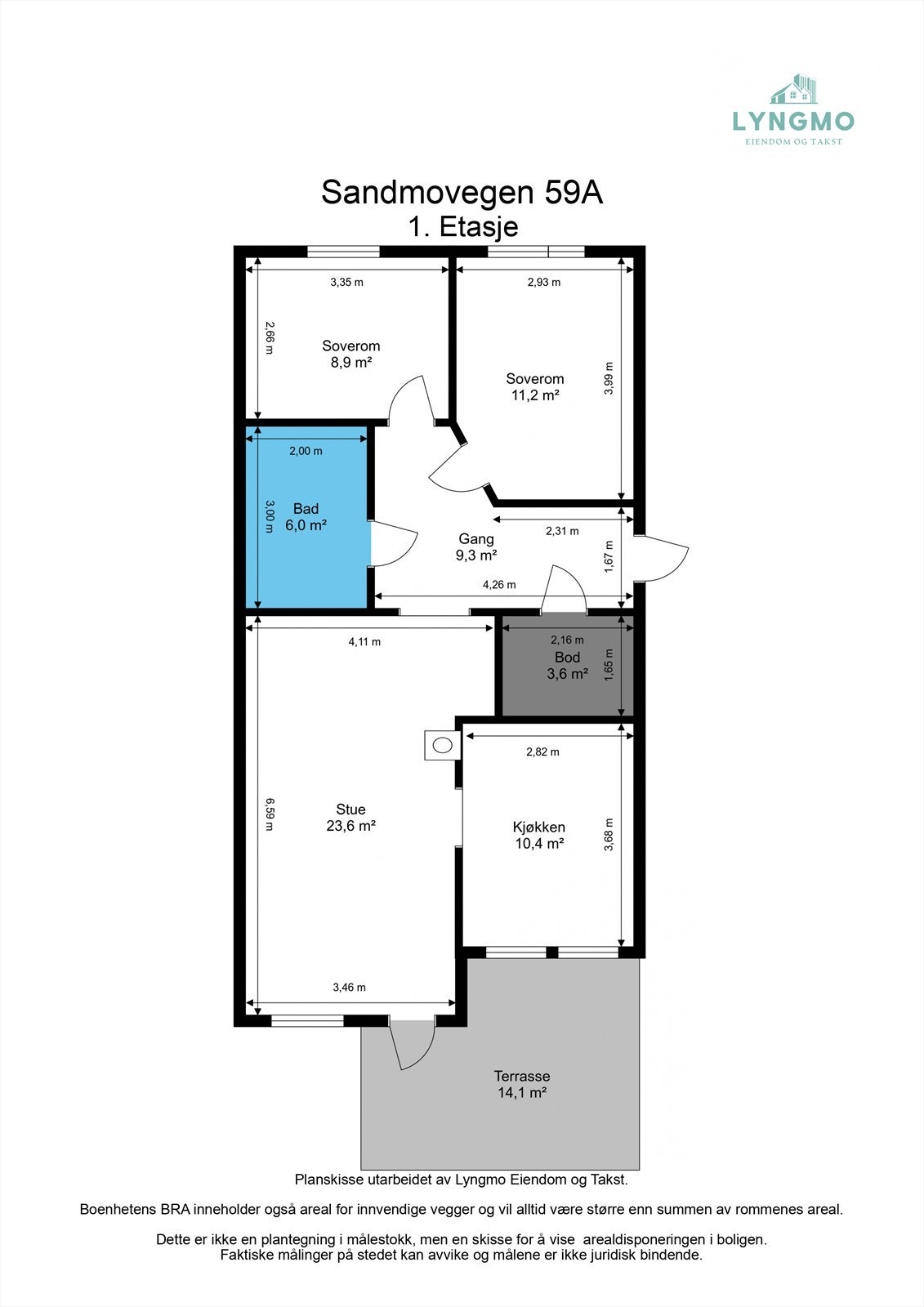 Planskisse Galleribilde