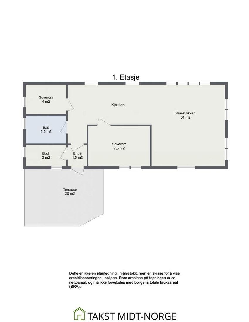 Planskisse Galleribilde