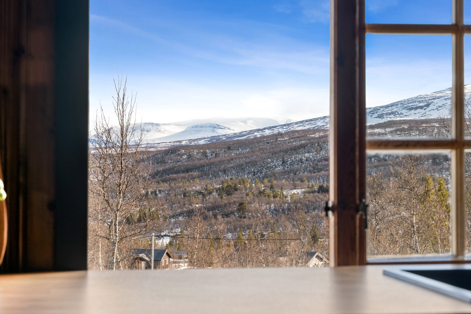 Utsikt fra kjøkken. Galleribilde
