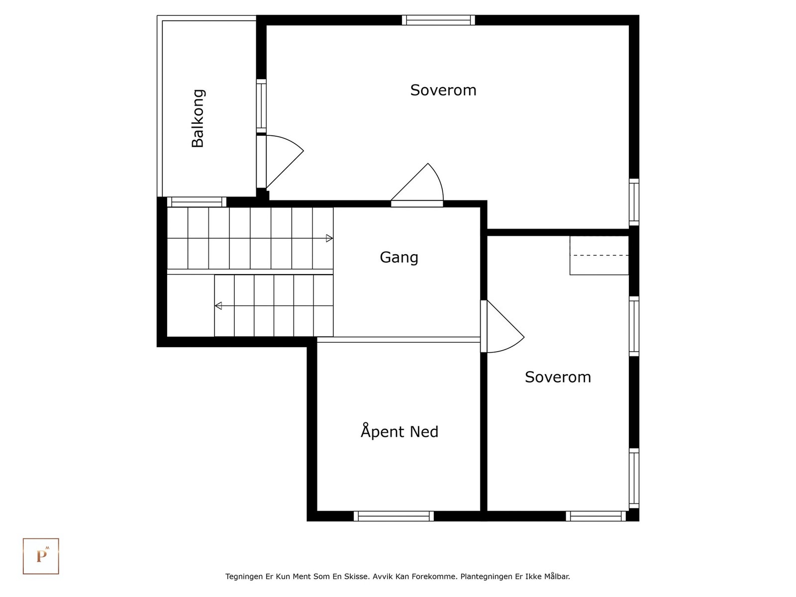 Plantegning av mellomplan Galleribilde