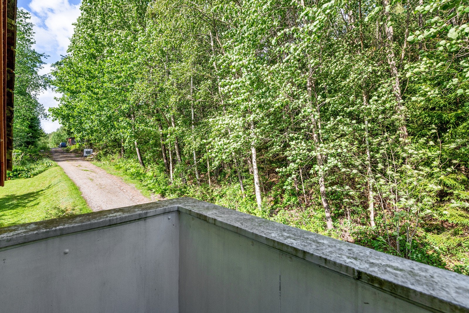 Utsikt fra balkong 2. etasje Galleribilde