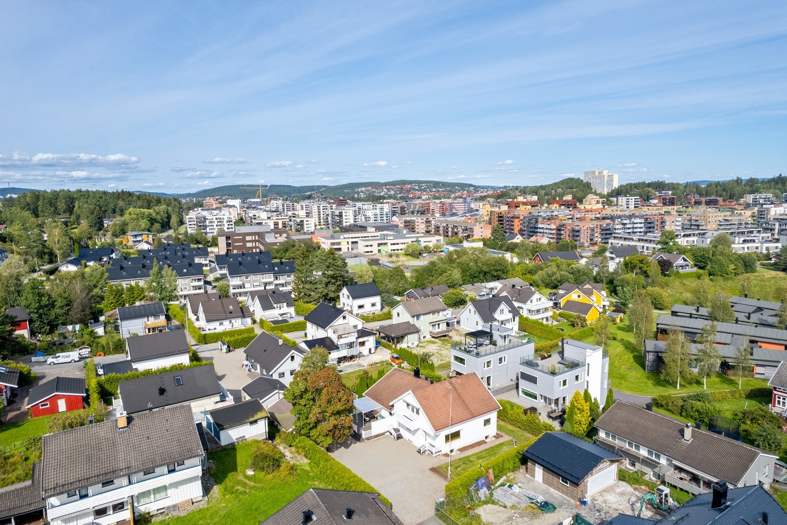 Familietilpasset område på Rasta med gangavstand til skoler og barnehager. Galleribilde