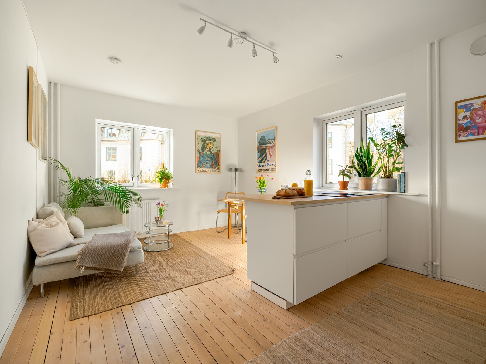 Hjørneleiligheten har fin beliggenhet på Torshov, med få minutter unna "alt" du kan ønske deg av høydepunkter i området. Galleribilde