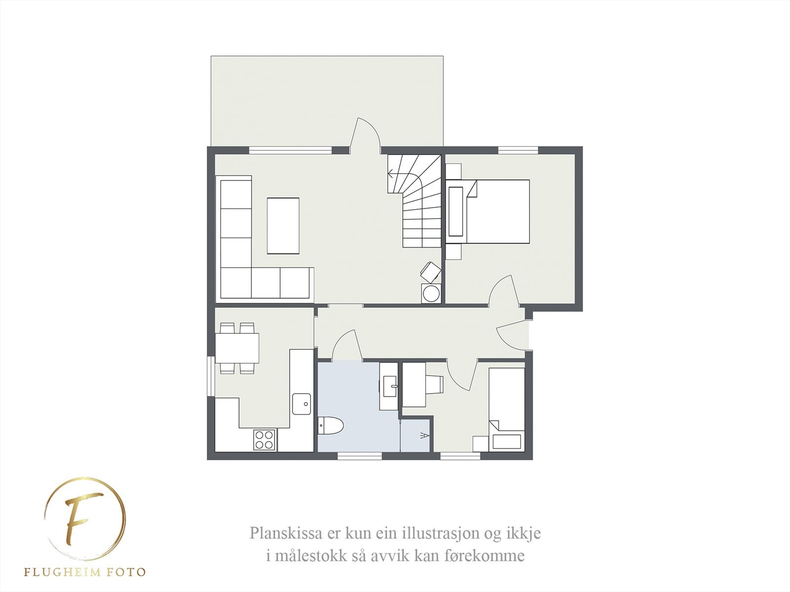 Planteikning - 1. Etasje Galleribilde