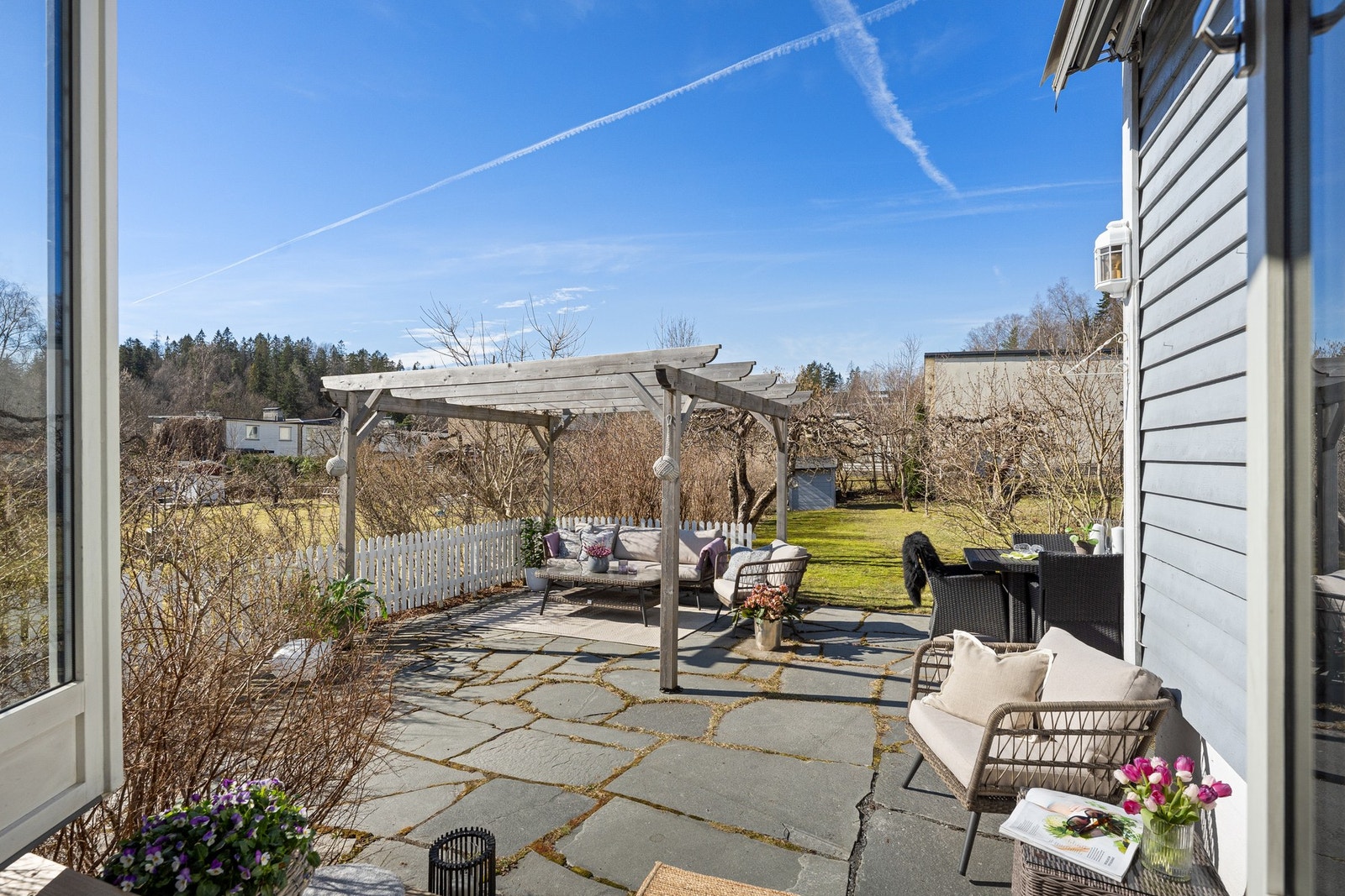 Flott uteplass Galleribilde