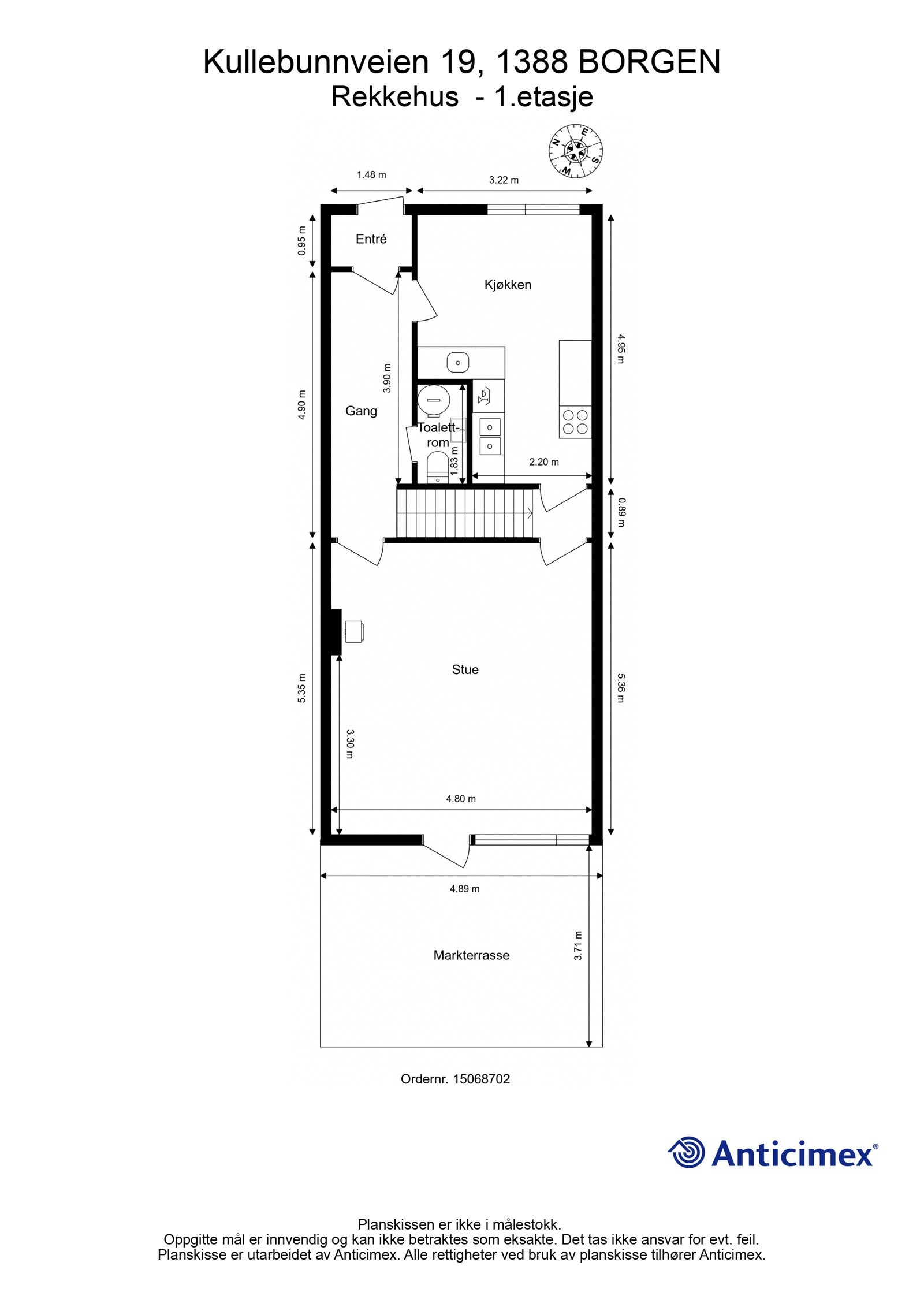 Plantegning - 1.etasje Galleribilde