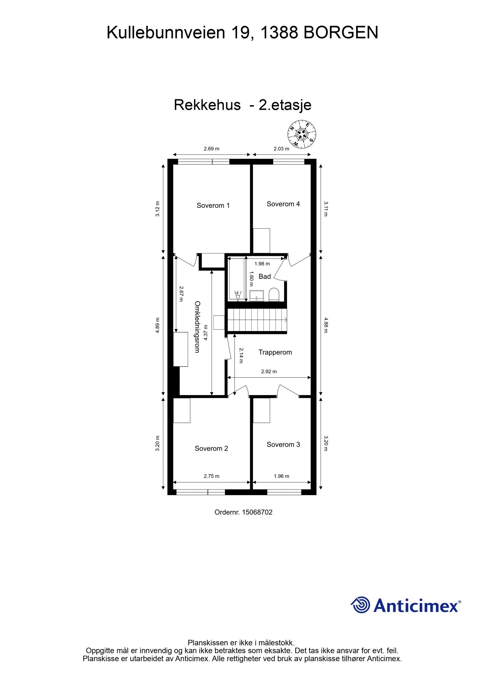 Plantegning - 2.etasje Galleribilde