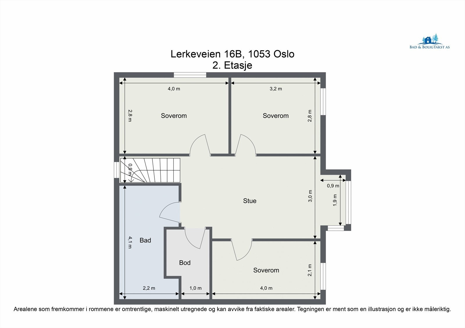 PLANTEGNING 2. ETASJE Galleribilde