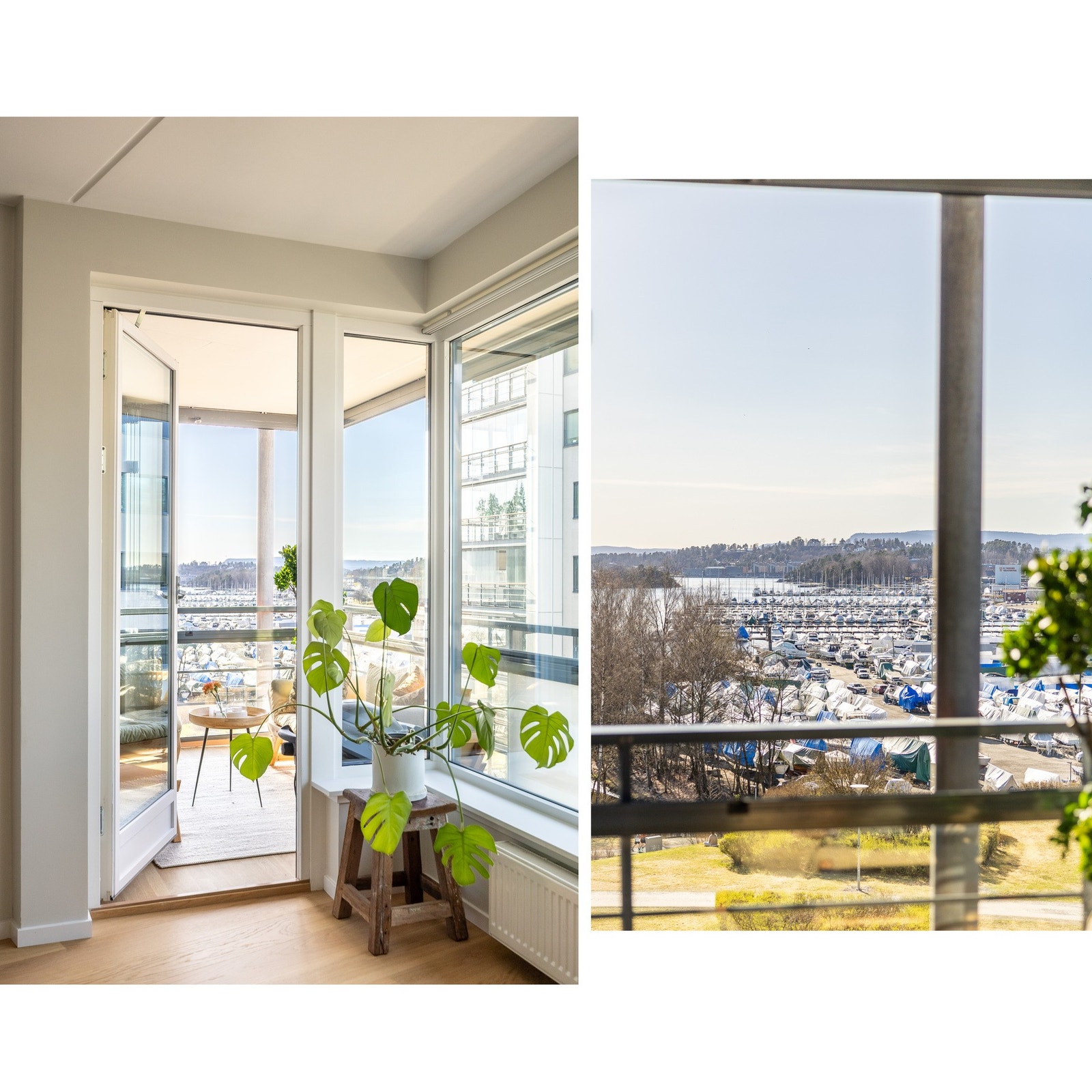 Store vindusflater slipper inn rikelig med naturlig lys. Galleribilde