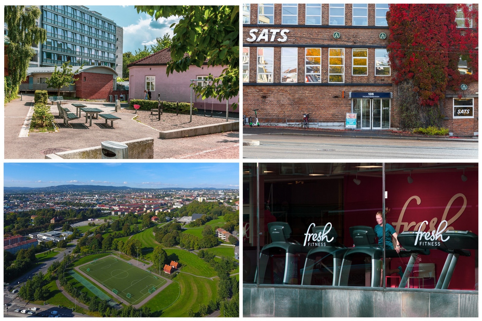 Mange muligheter for den treningsglade. Galleribilde