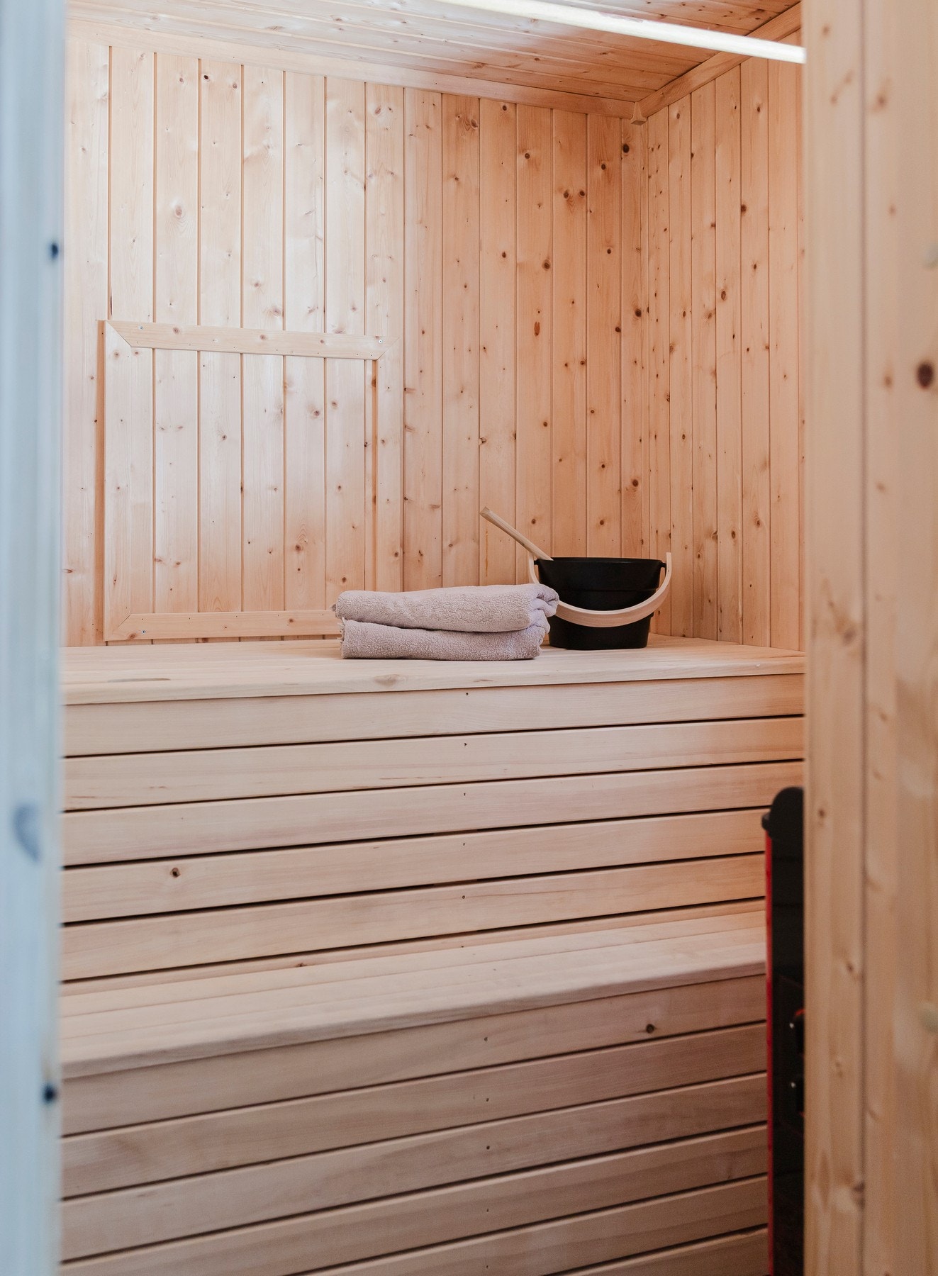 Badstua er perfekt for avslapning etter lange dager på ski eller til fots. Galleribilde