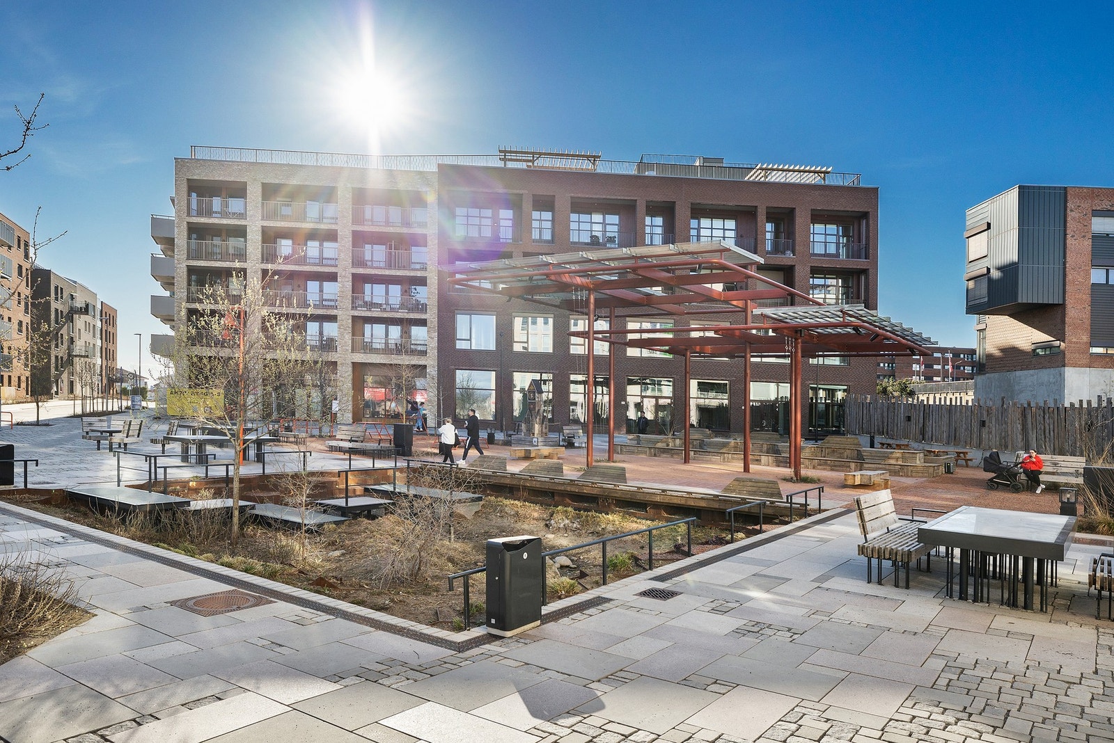 Gårdsrom Galleribilde