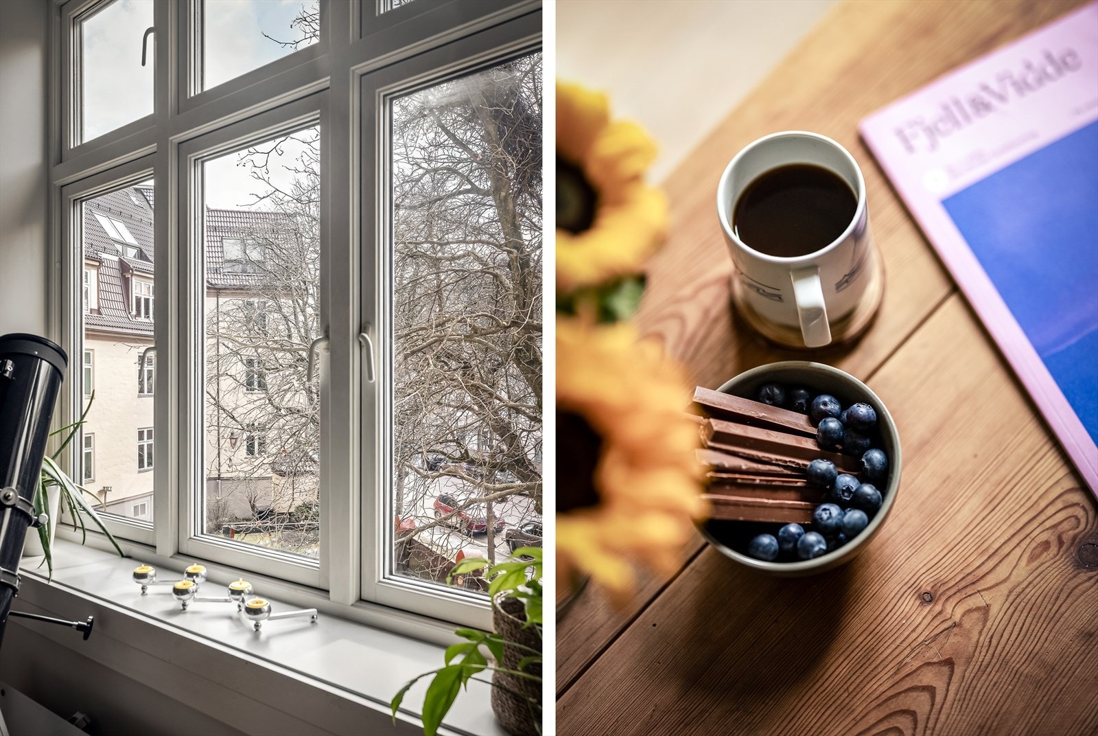 Dype, pene vinduskarm Galleribilde