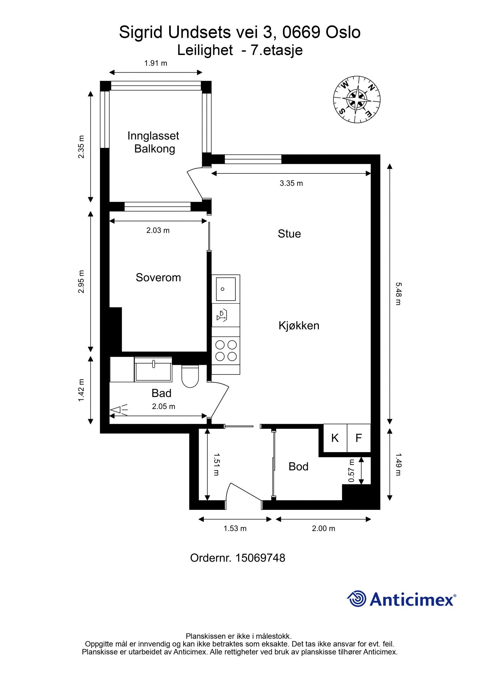 Planskisse. Galleribilde