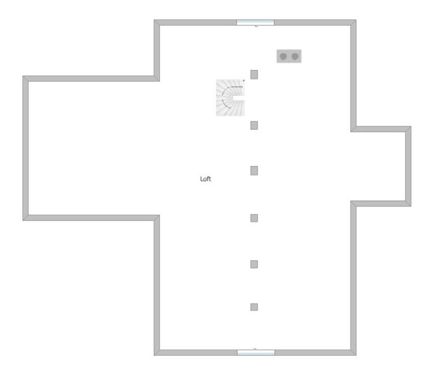 Loftsplan Galleribilde