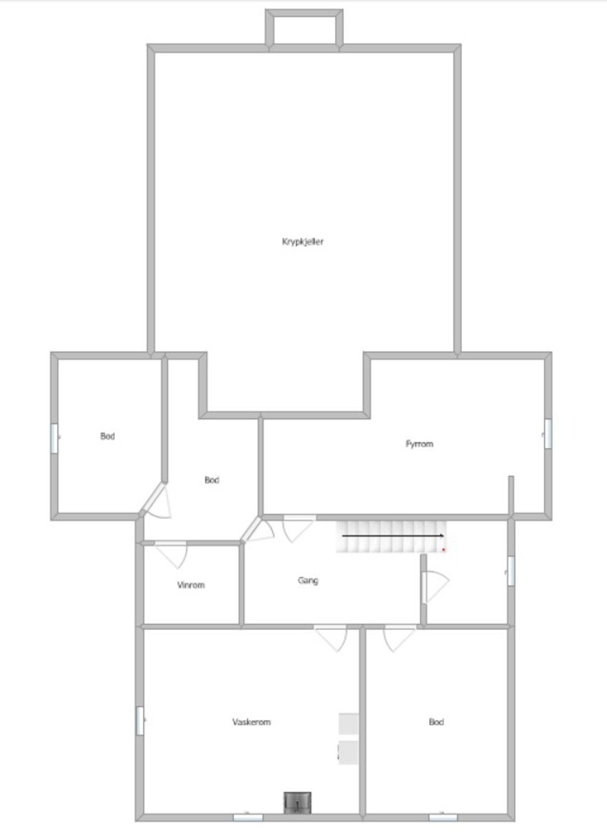 Kjellerplan med krypkjeller Galleribilde