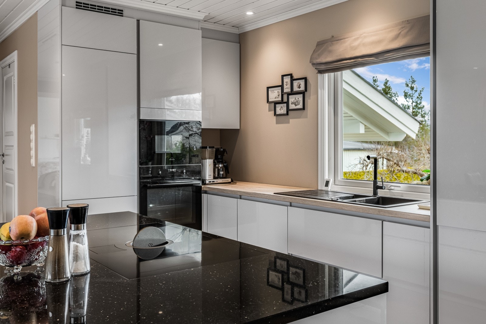 Platetoppen har egen kullfilterventilator. Galleribilde