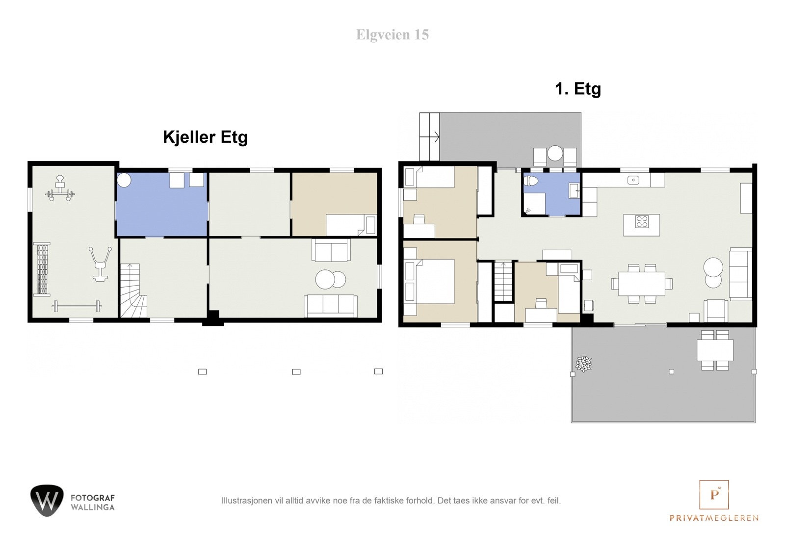 Plantegning Galleribilde
