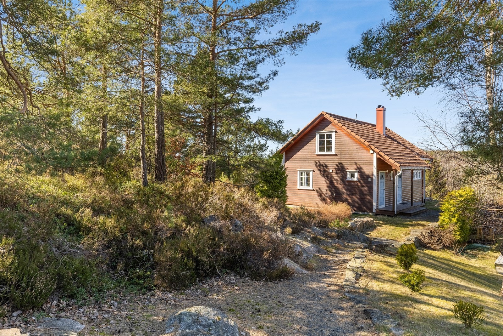 Parkering like ved hytta Galleribilde