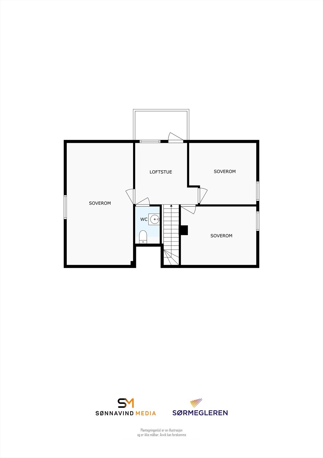 Plantegning 2. etasje Galleribilde