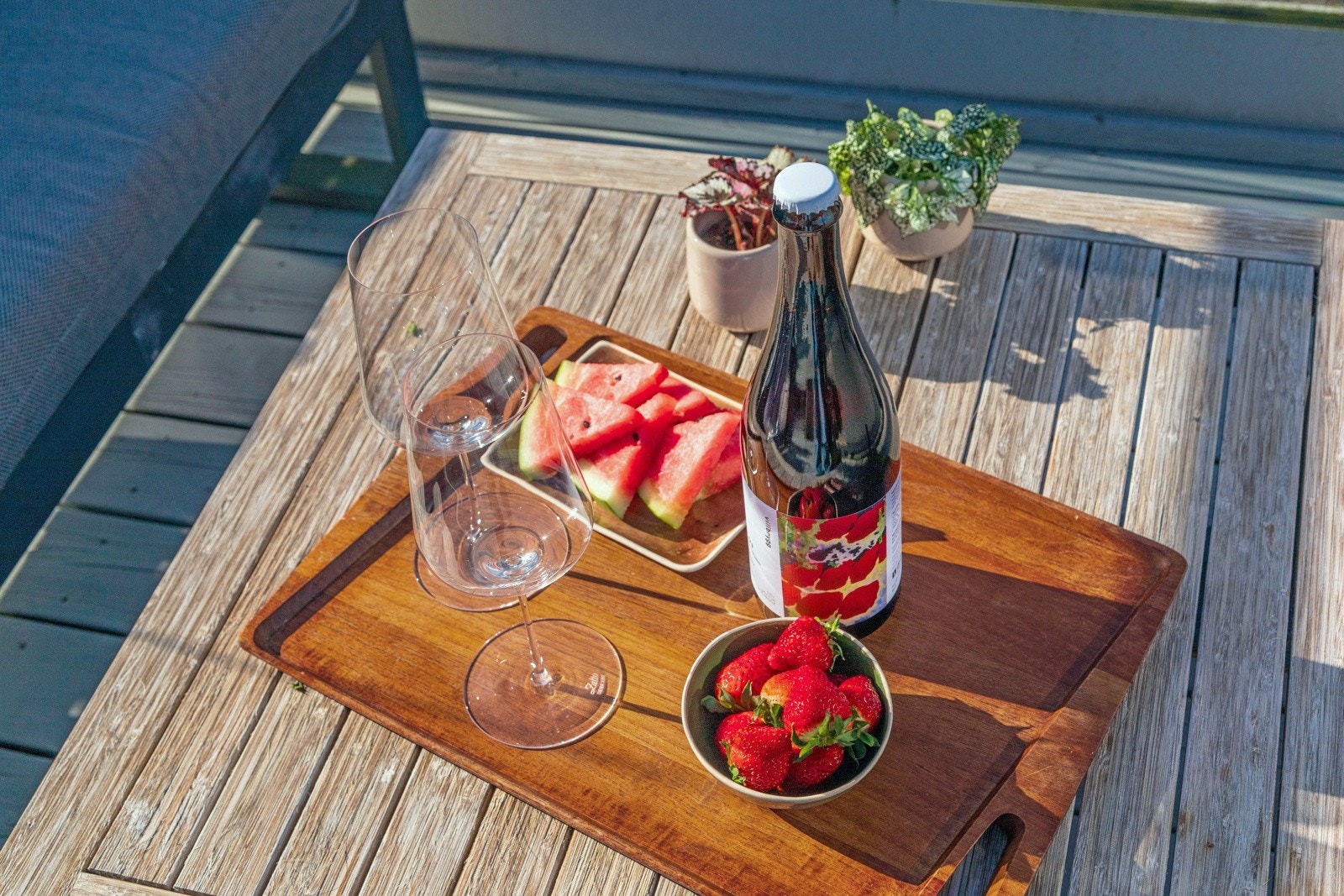 Takterrassen er nordvestvendt. Galleribilde