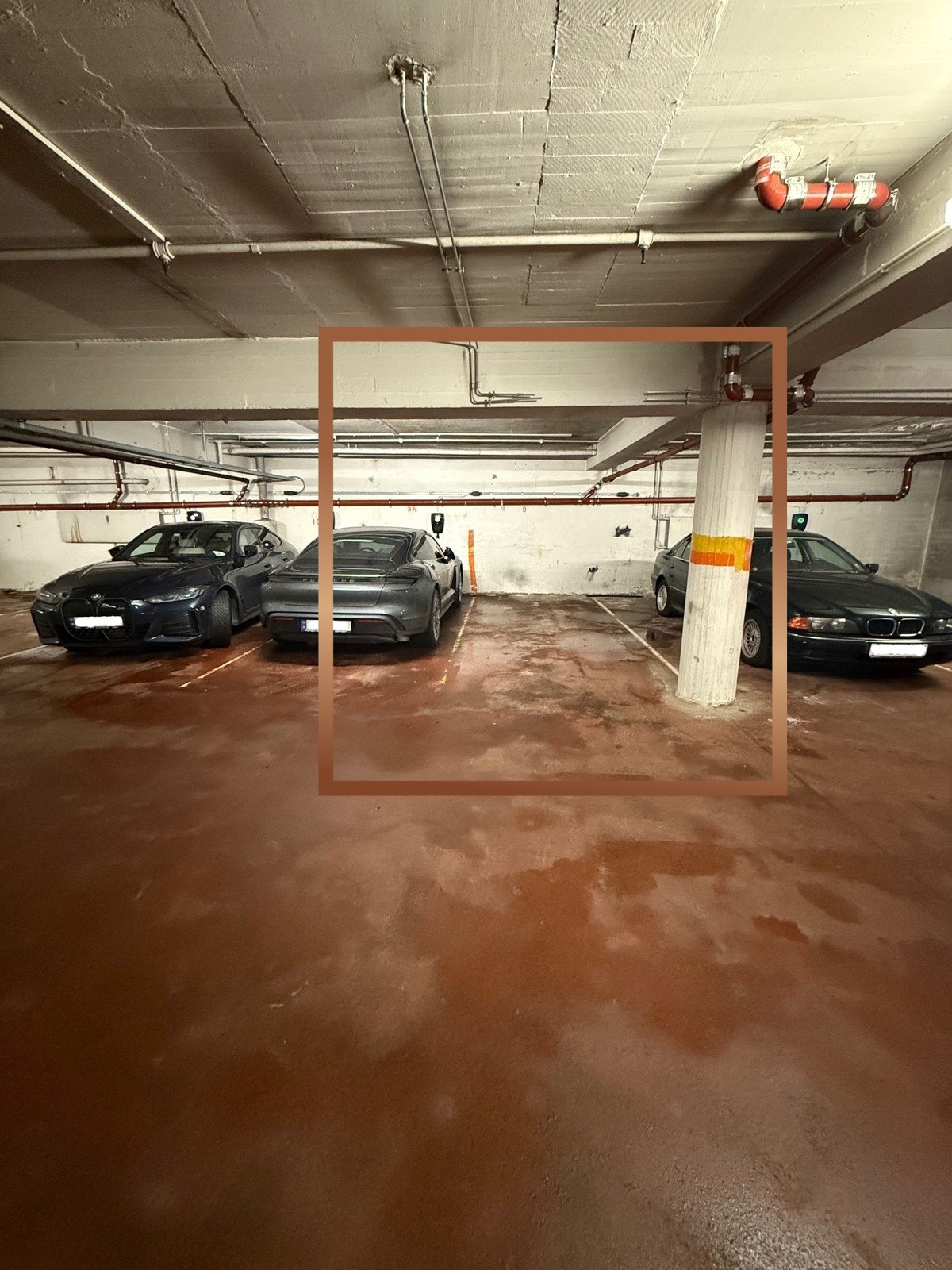 Parkeringsplassen som kan kjøpes er nr. 9. Galleribilde