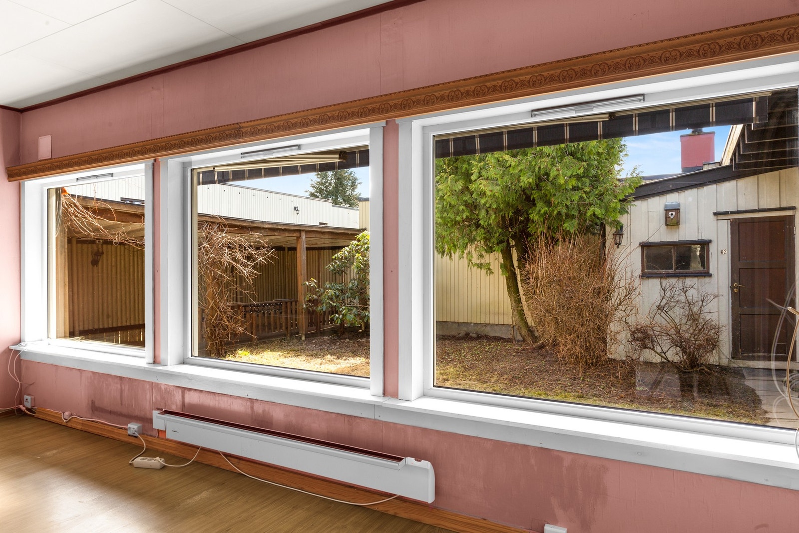 Nå tar vi turen ut i atriet Galleribilde