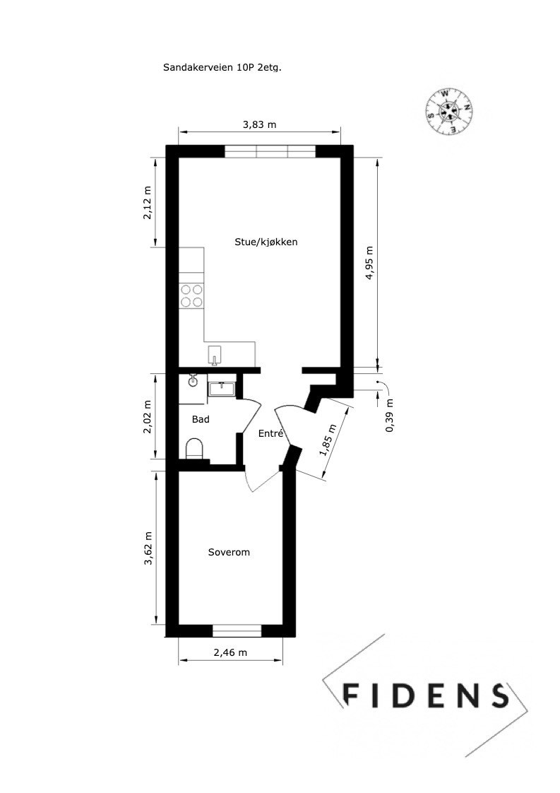 Plantegning Galleribilde