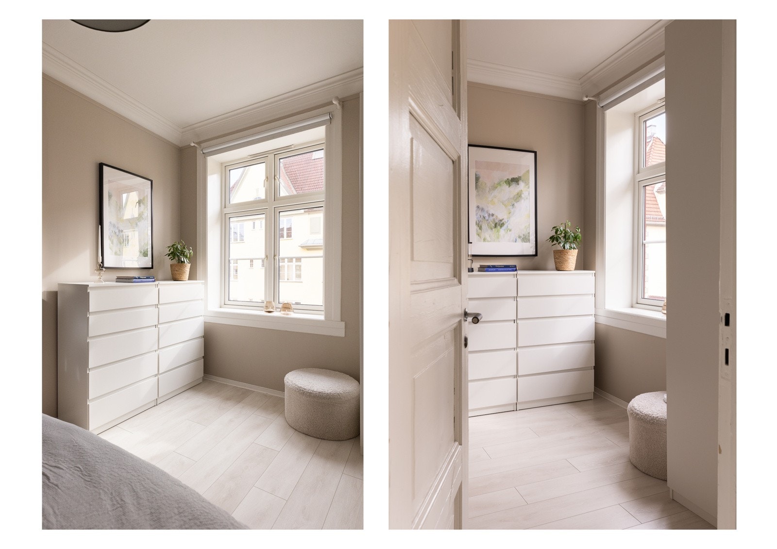 Store vinusflater i leiligheten slipper inn rikelig med naturlig lys. Galleribilde