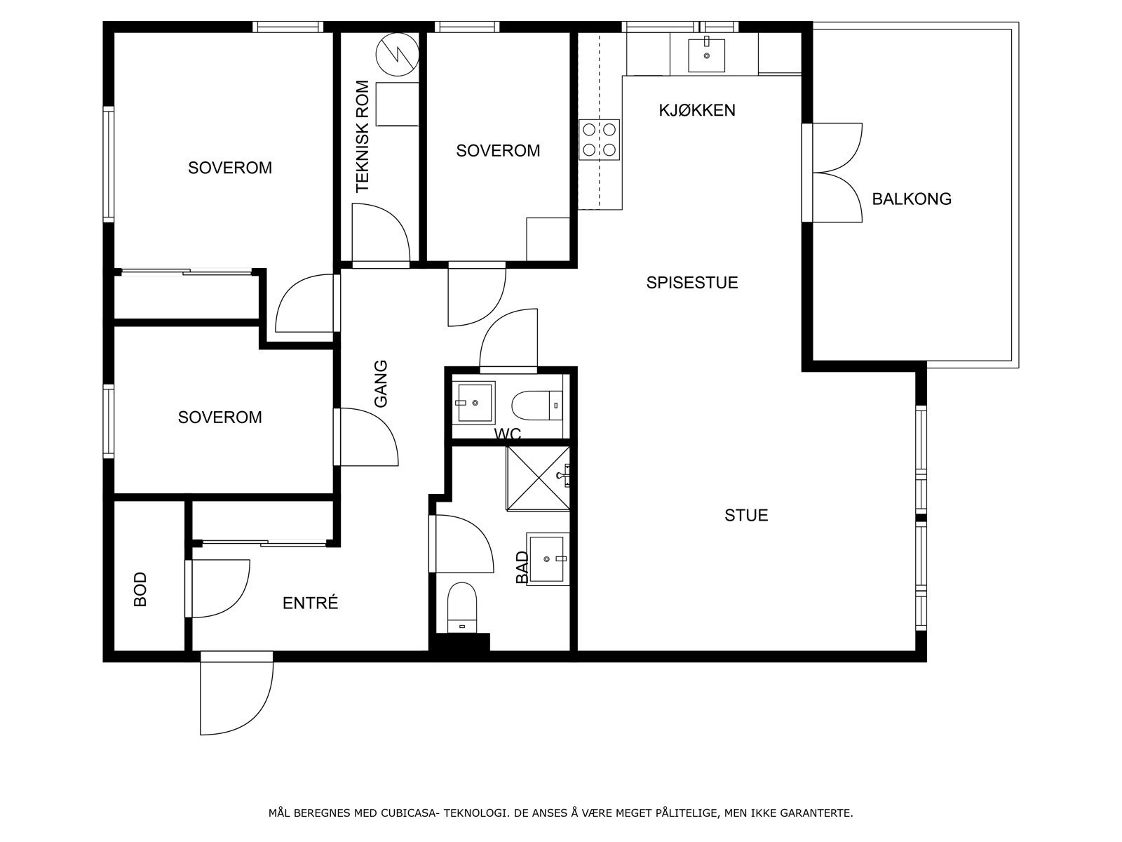 Veiledende planskisse. Galleribilde