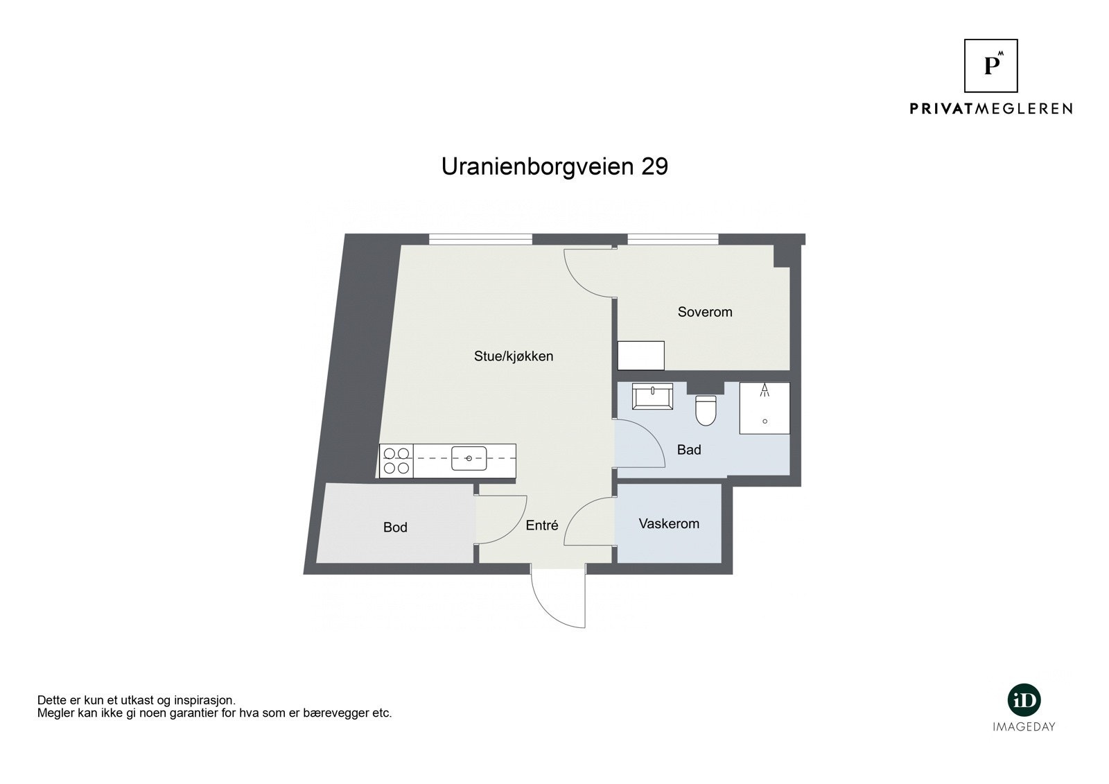 Plantegning Galleribilde