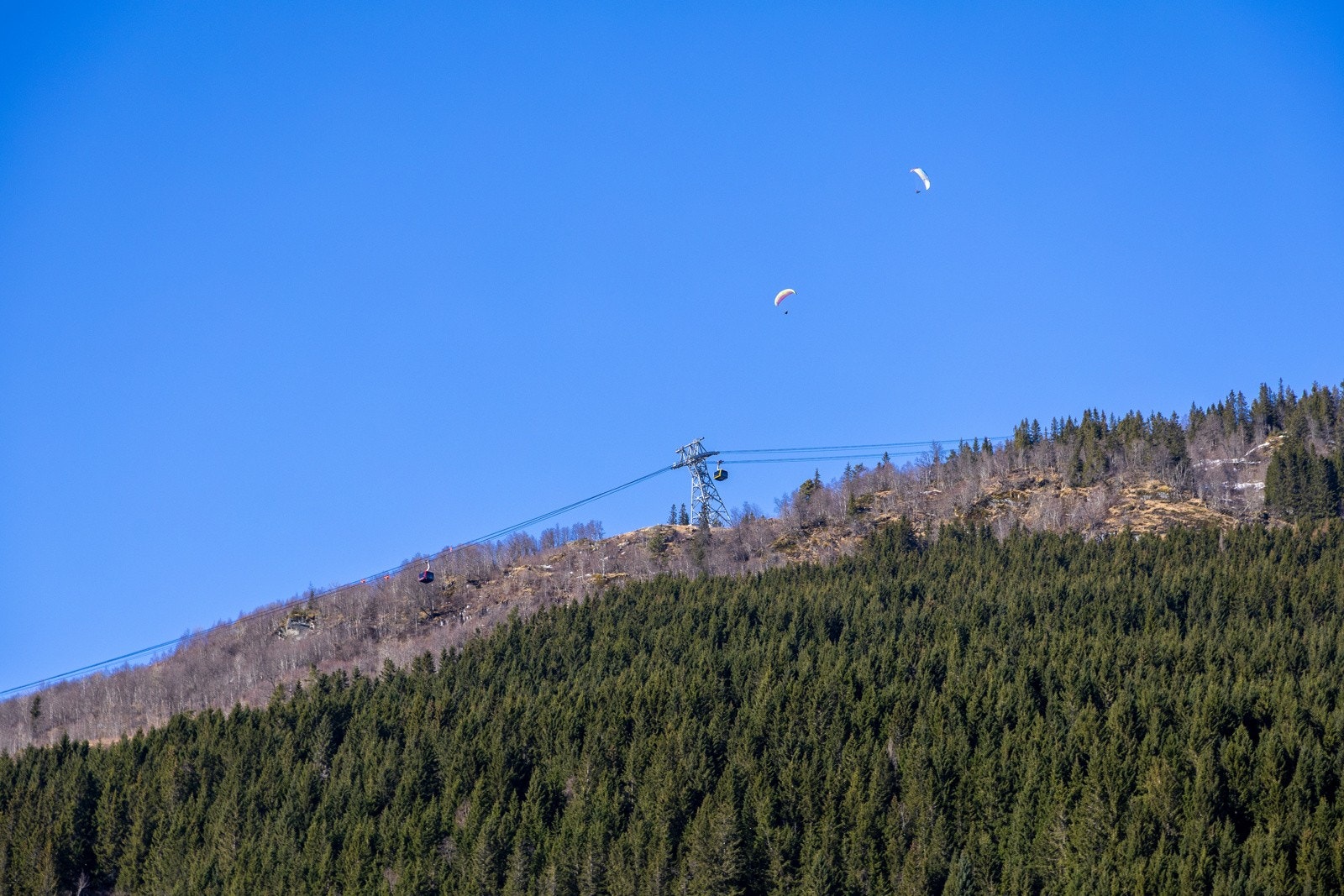 Utsikt mot Hanguren. Galleribilde