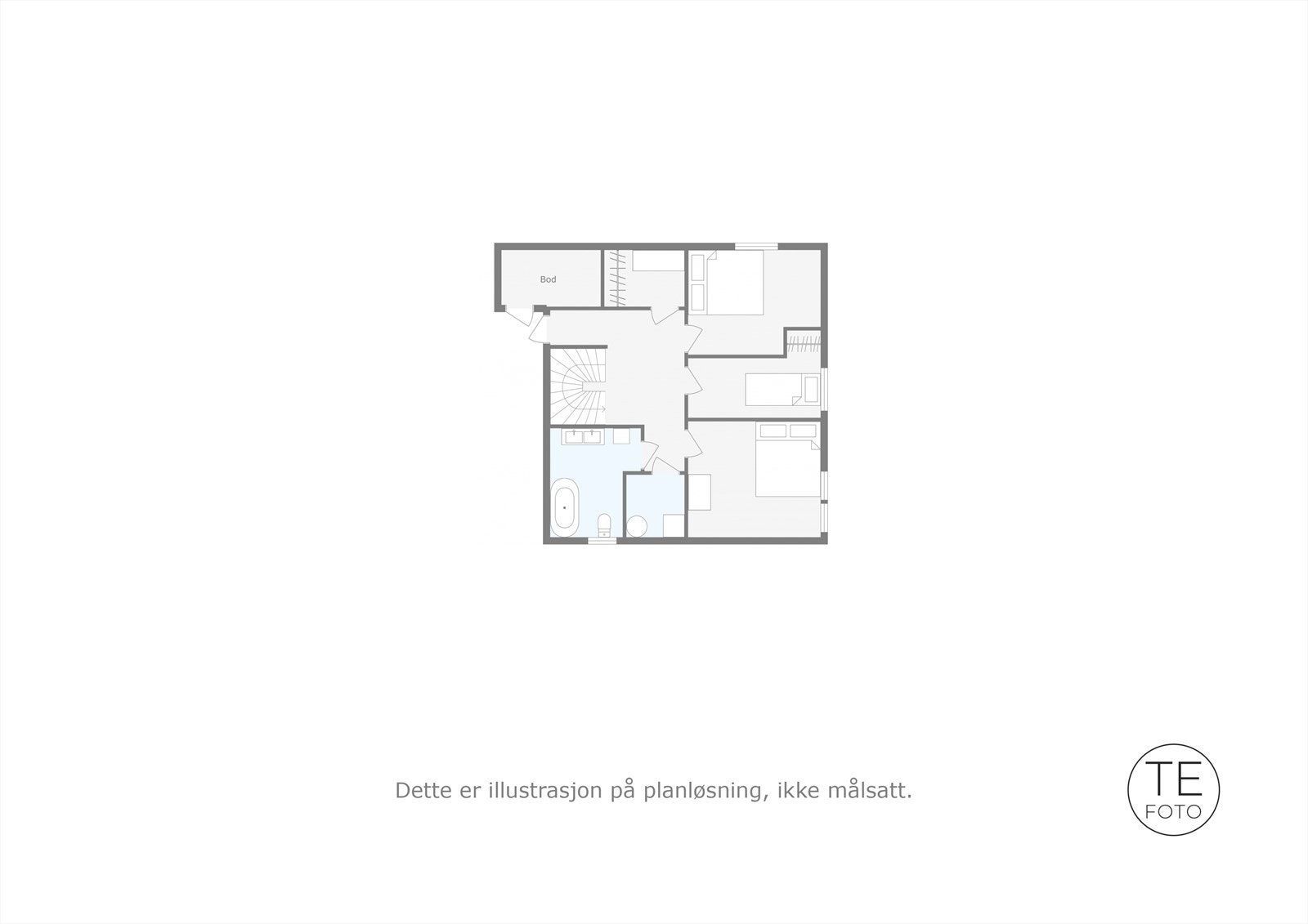 Hoveddel: 1. etasje. Galleribilde