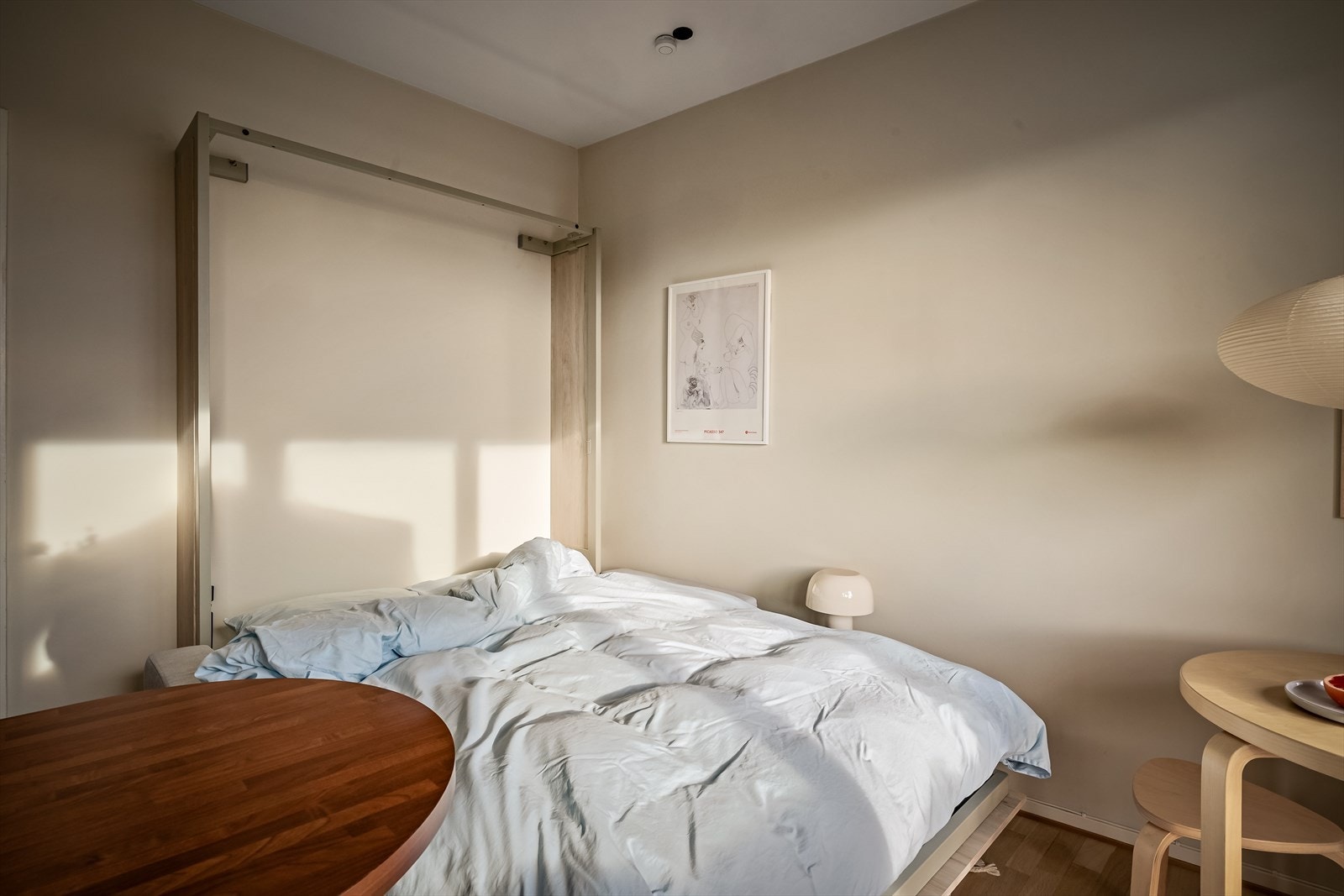 På bare sekunder kan du dra ned sengen som følger salget. Galleribilde