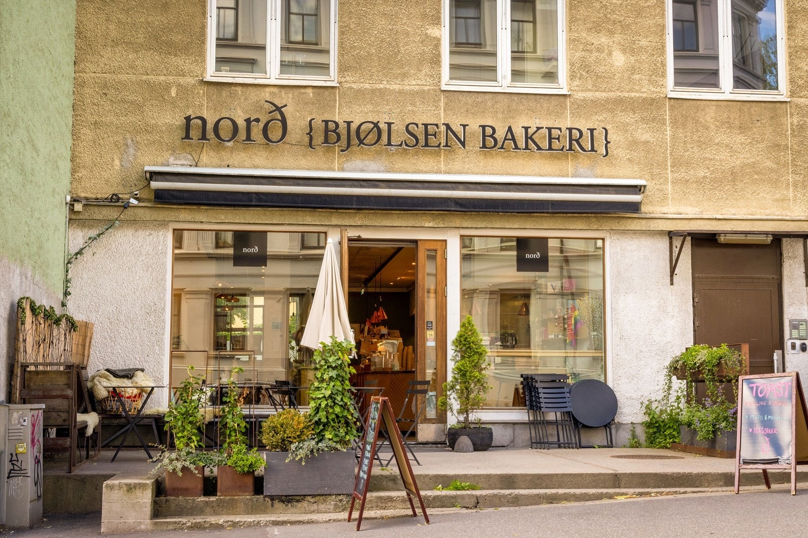 Nord bakeri på Bjølsen ligger like ved boligen Galleribilde