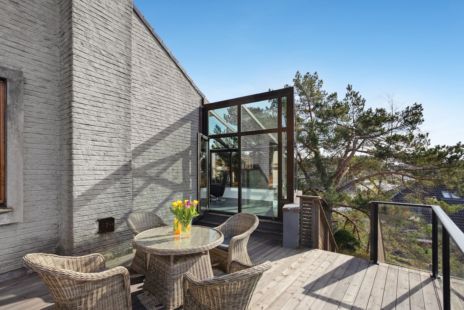 Det er lett å trives på denne fine eiendommen. Galleribilde