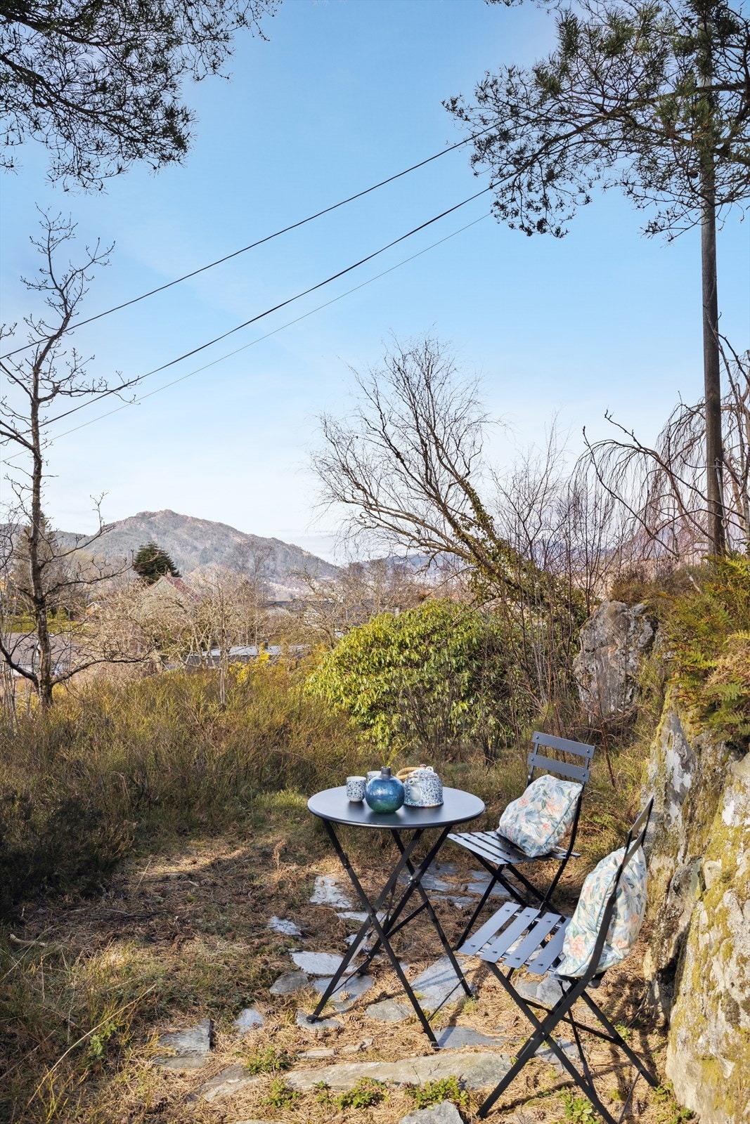 En av flere fine uteområder. Galleribilde