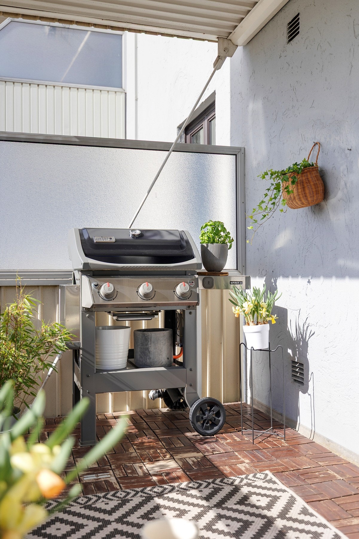 Det er lagt treheller på gulv Galleribilde