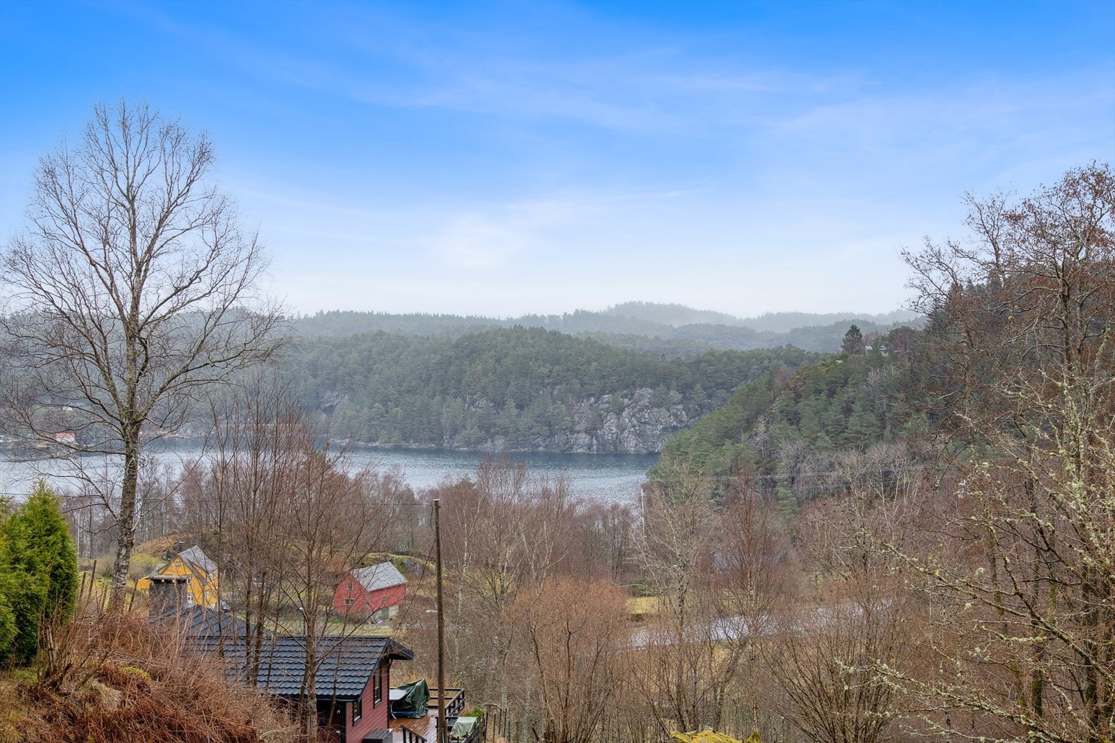 Utsikt fra tomten Galleribilde