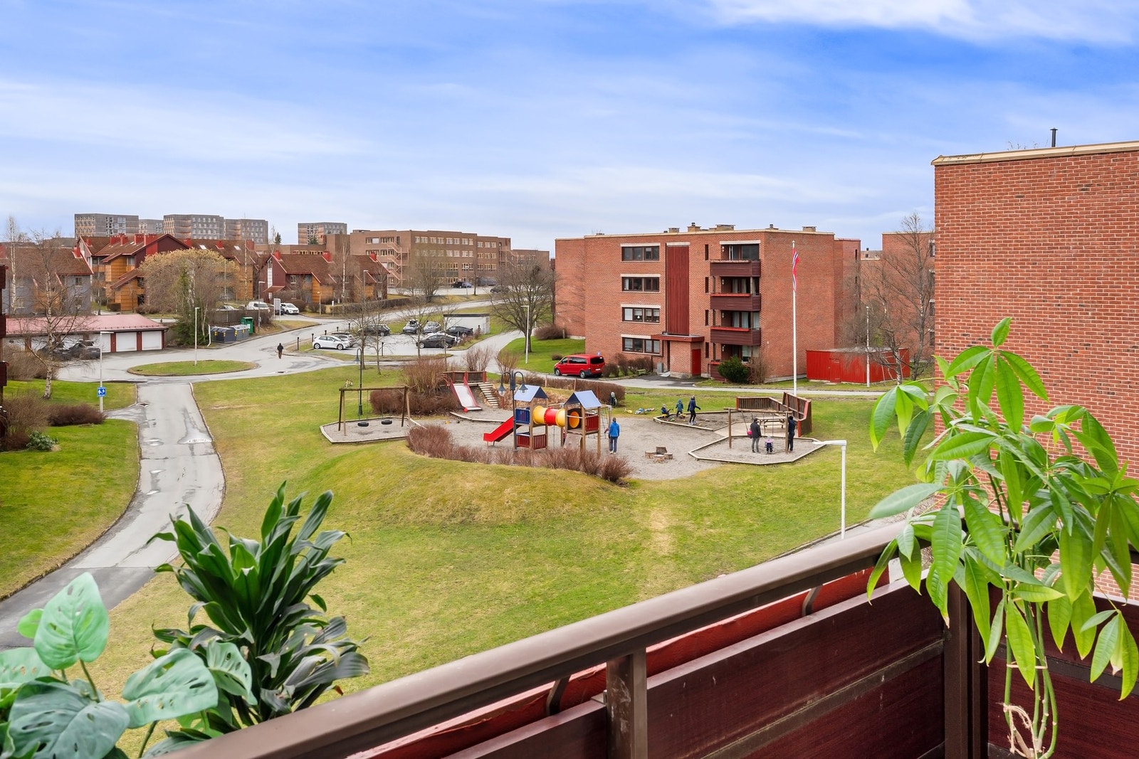 Like utenfor leiligheten har man flotte fellesarealer som beboerne kan benytte seg av. Galleribilde