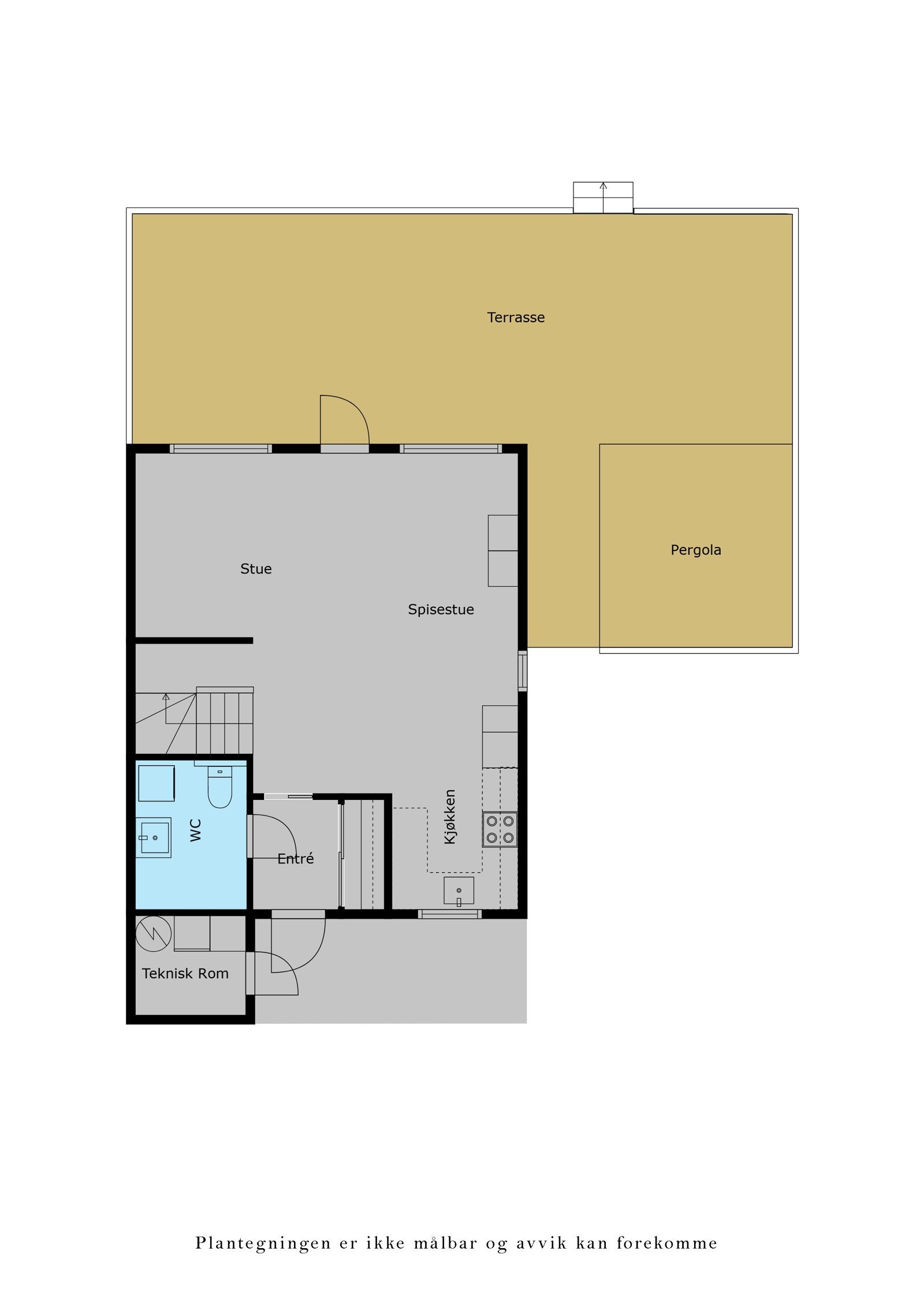 Veiledende plantegning 1.etg Galleribilde
