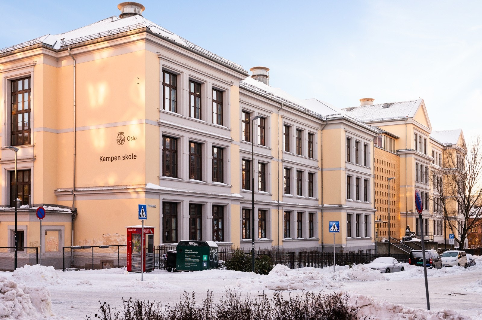 Nærmijø. Velkommen til Kampen. Kampen skole. Galleribilde