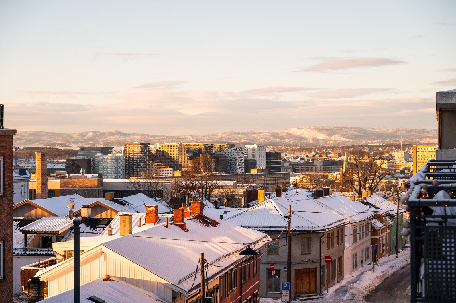 Vinterstemning på Kampen. Galleribilde