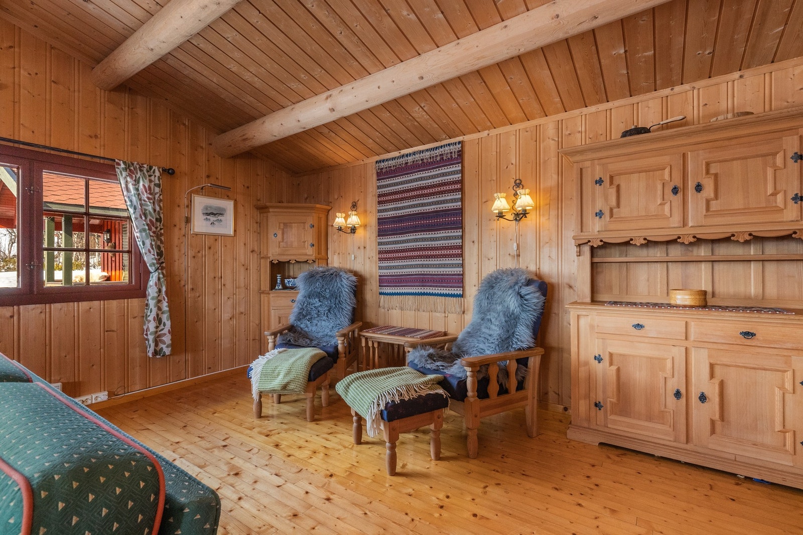 Koselig sittekrok for avslapning med en god bok Galleribilde