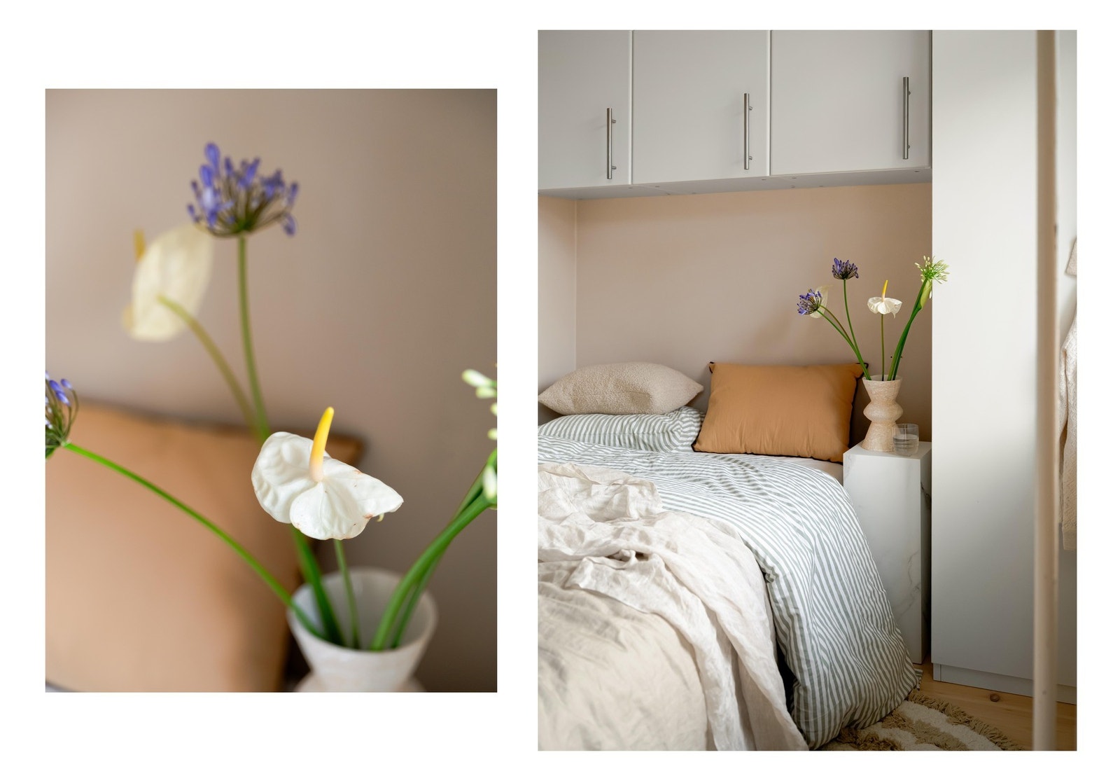 Overflater er malt i duse pastellfarger. Galleribilde