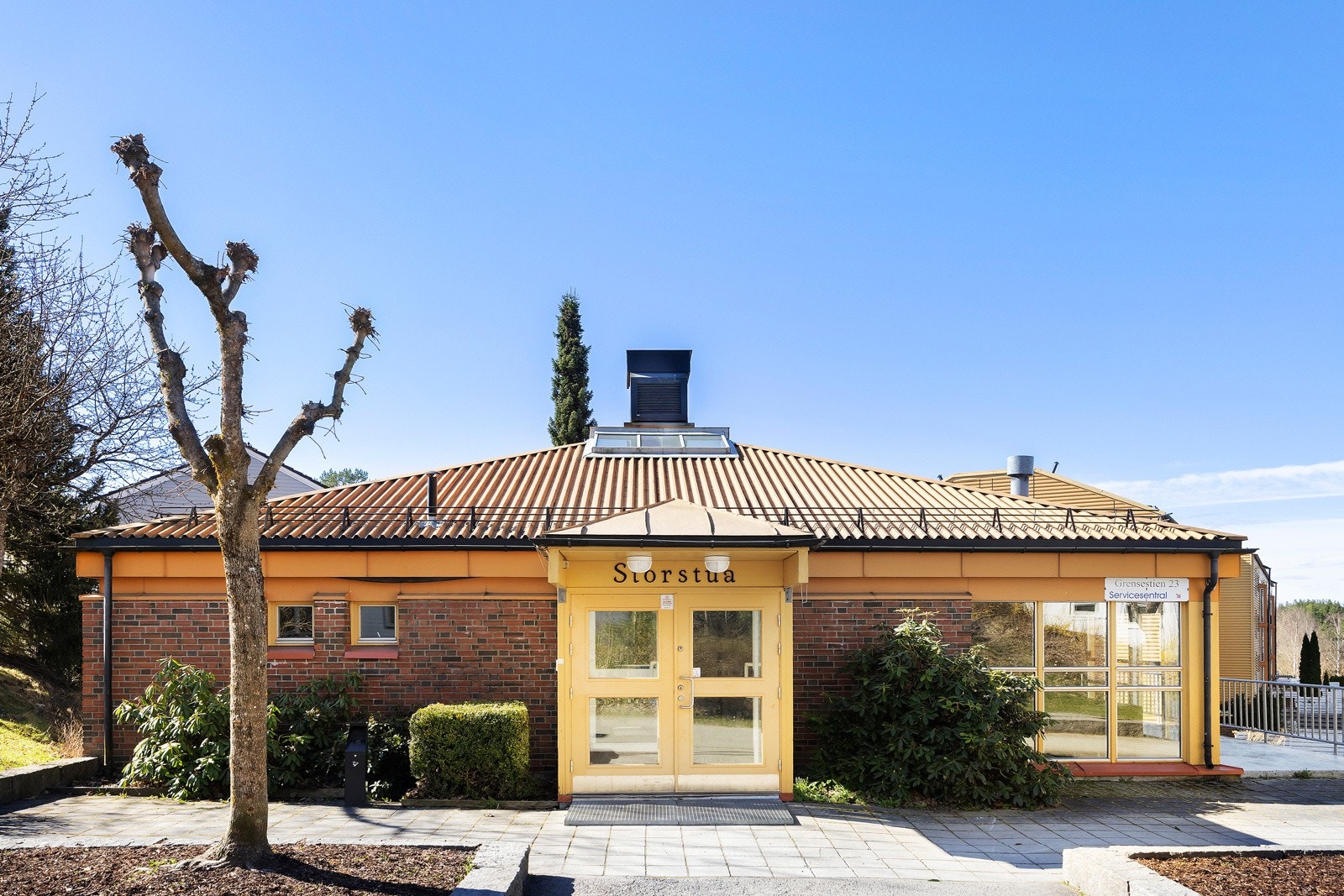 "Storstua" Grendehuset i området for utleie. Galleribilde