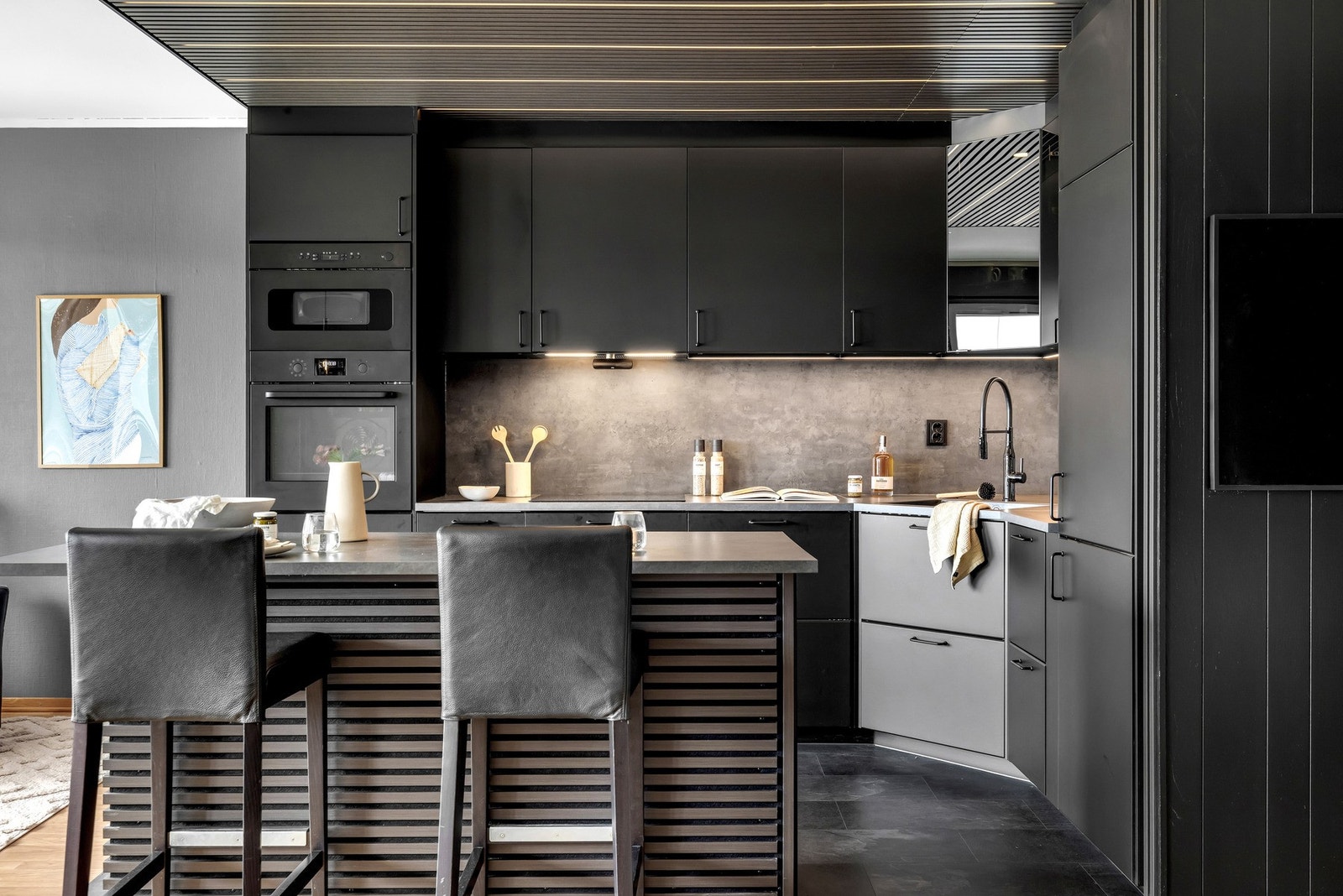 Dette er uten tvil det kuleste kjøkkenet i hele borettslaget! Galleribilde