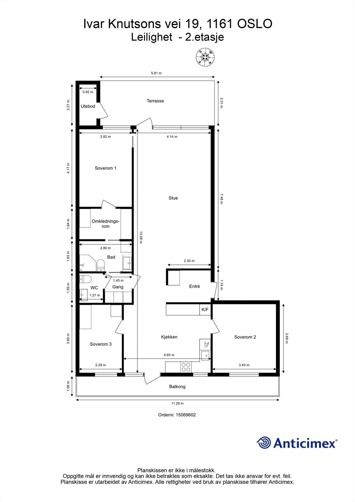 Plantegning. Galleribilde