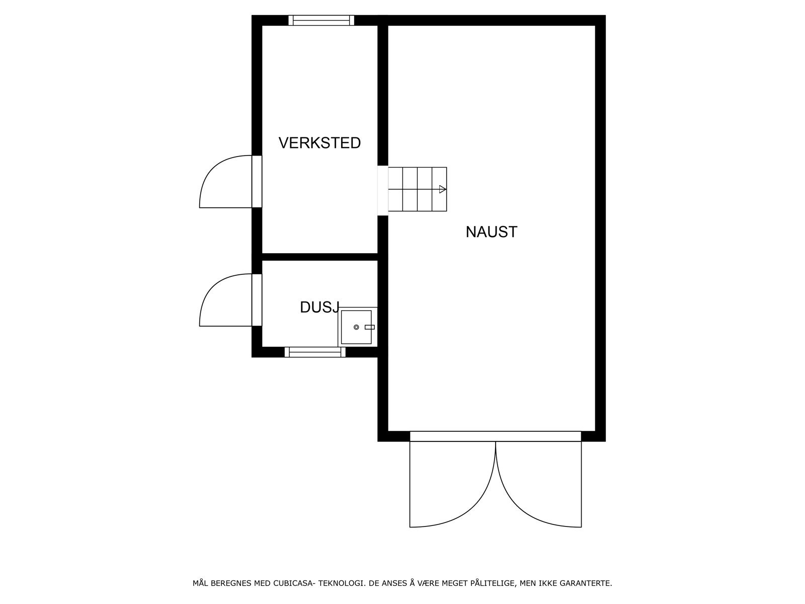 Planskisse Naust Galleribilde